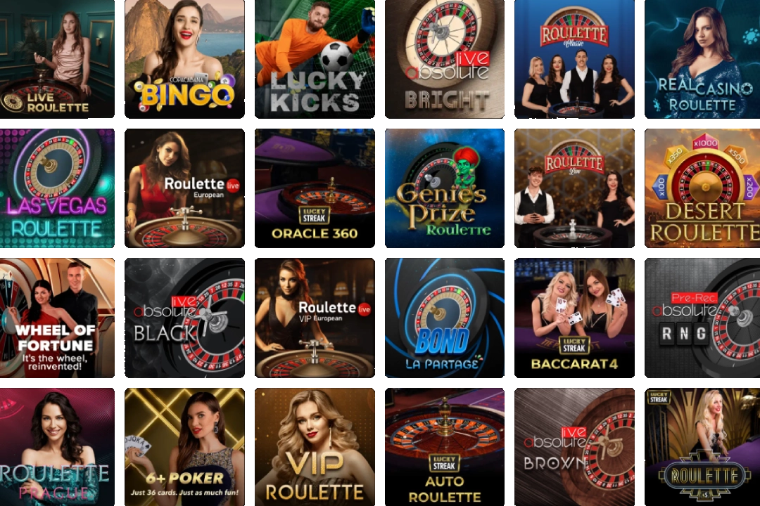 JackPotter live-casino games
